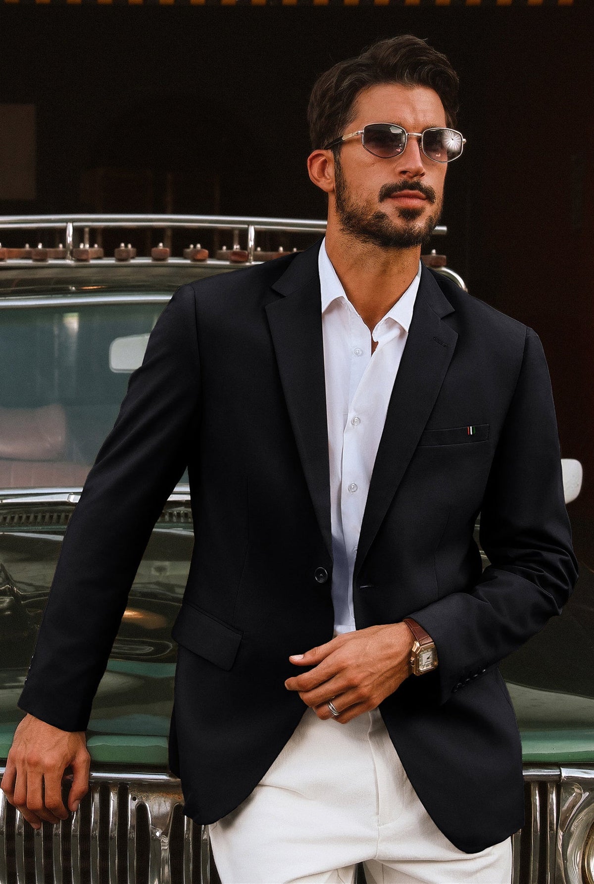 Men's Casual Blazer with Pockets