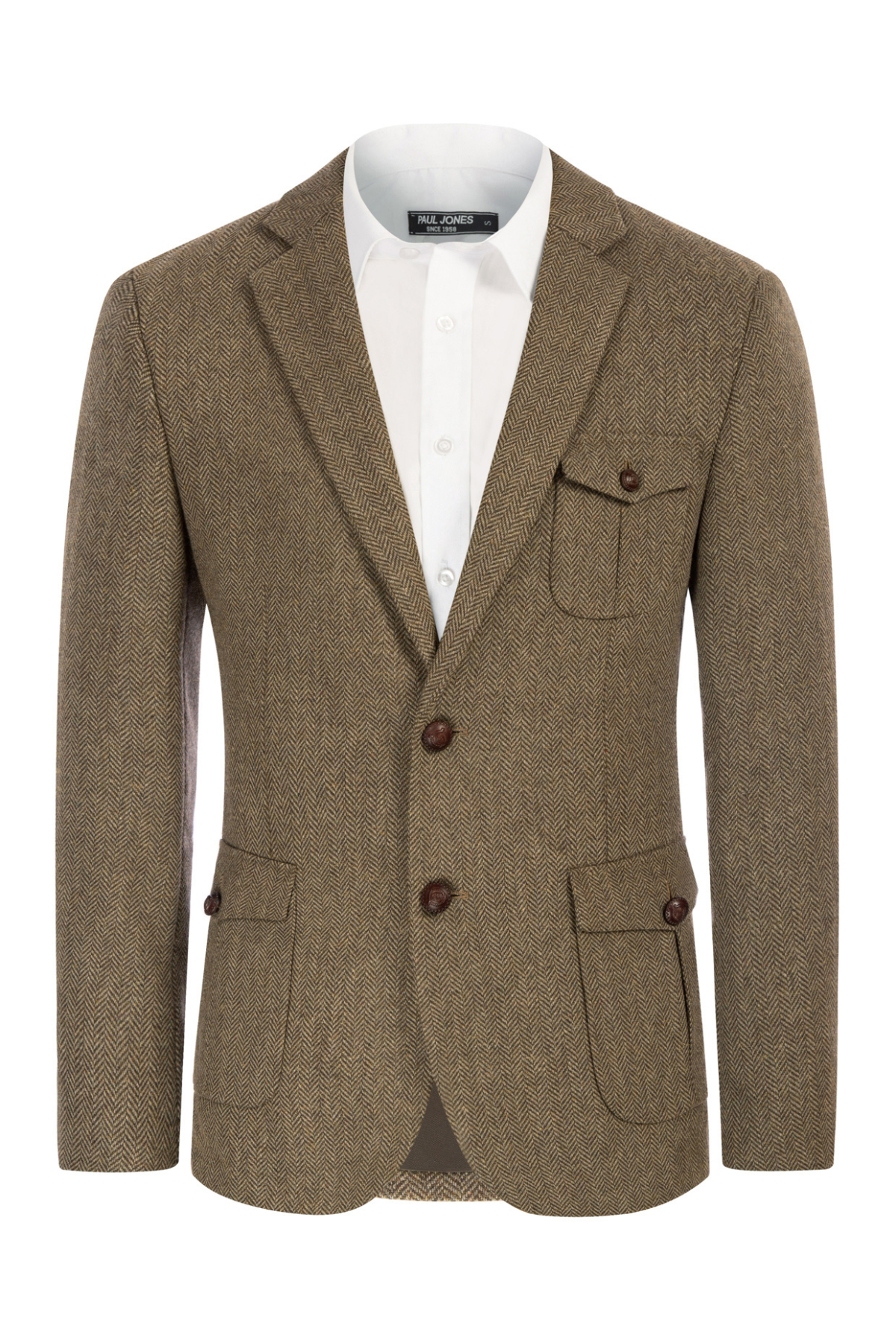Men's Blazer with Lapel Collar