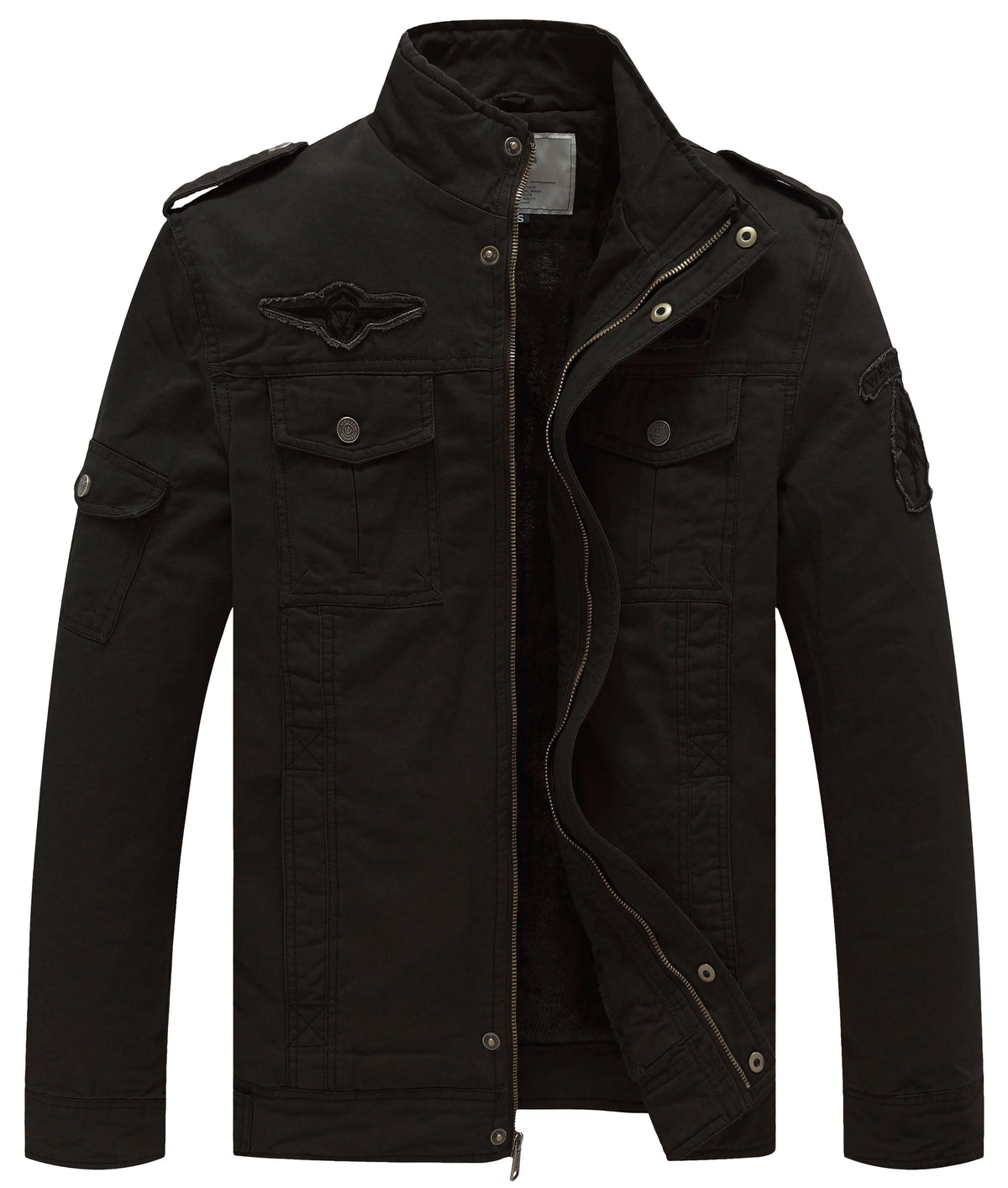 Men's Quilted Fleece Winter Jacket