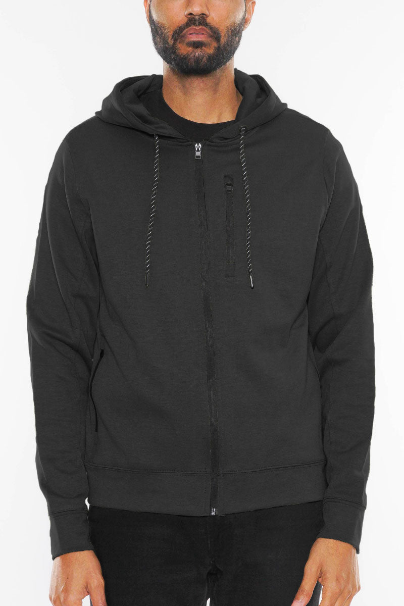 Men's Cotton Blend Zip-Up Jacket