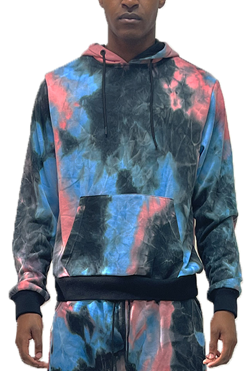 Men's Tie-Dye Cotton Hoodie