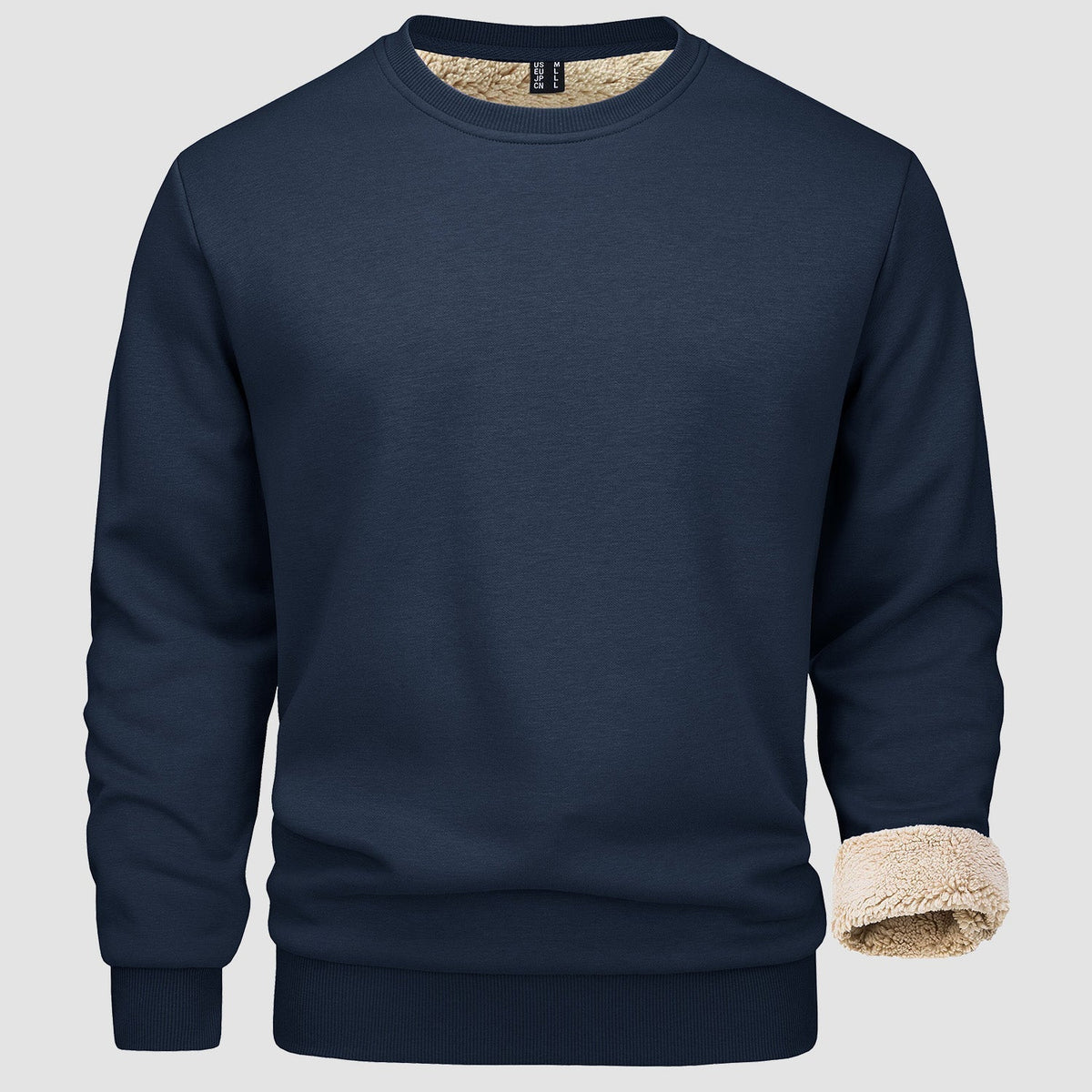Men's Fleece Crew Neck Sweater