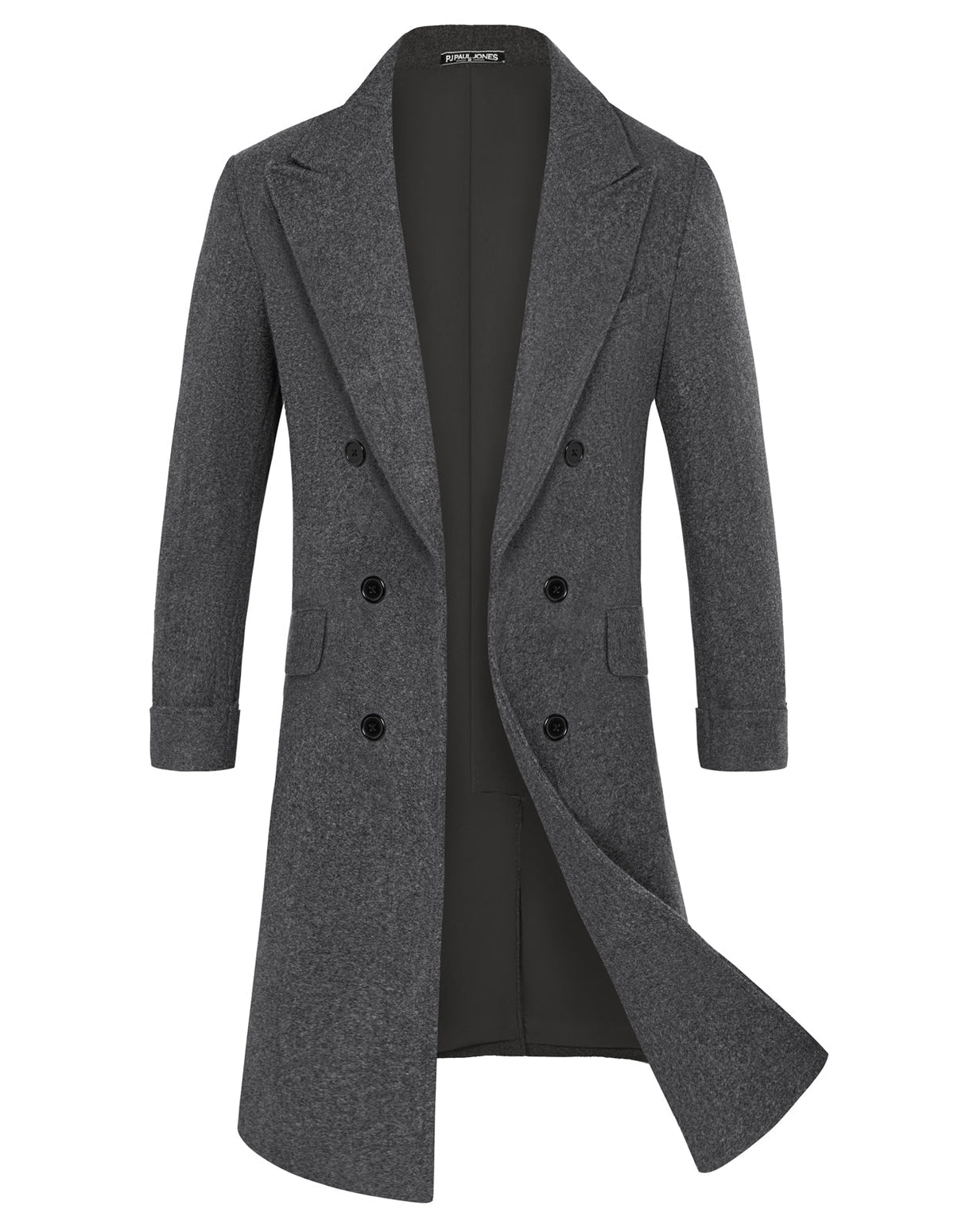Men's Double-Breasted Trench Coat