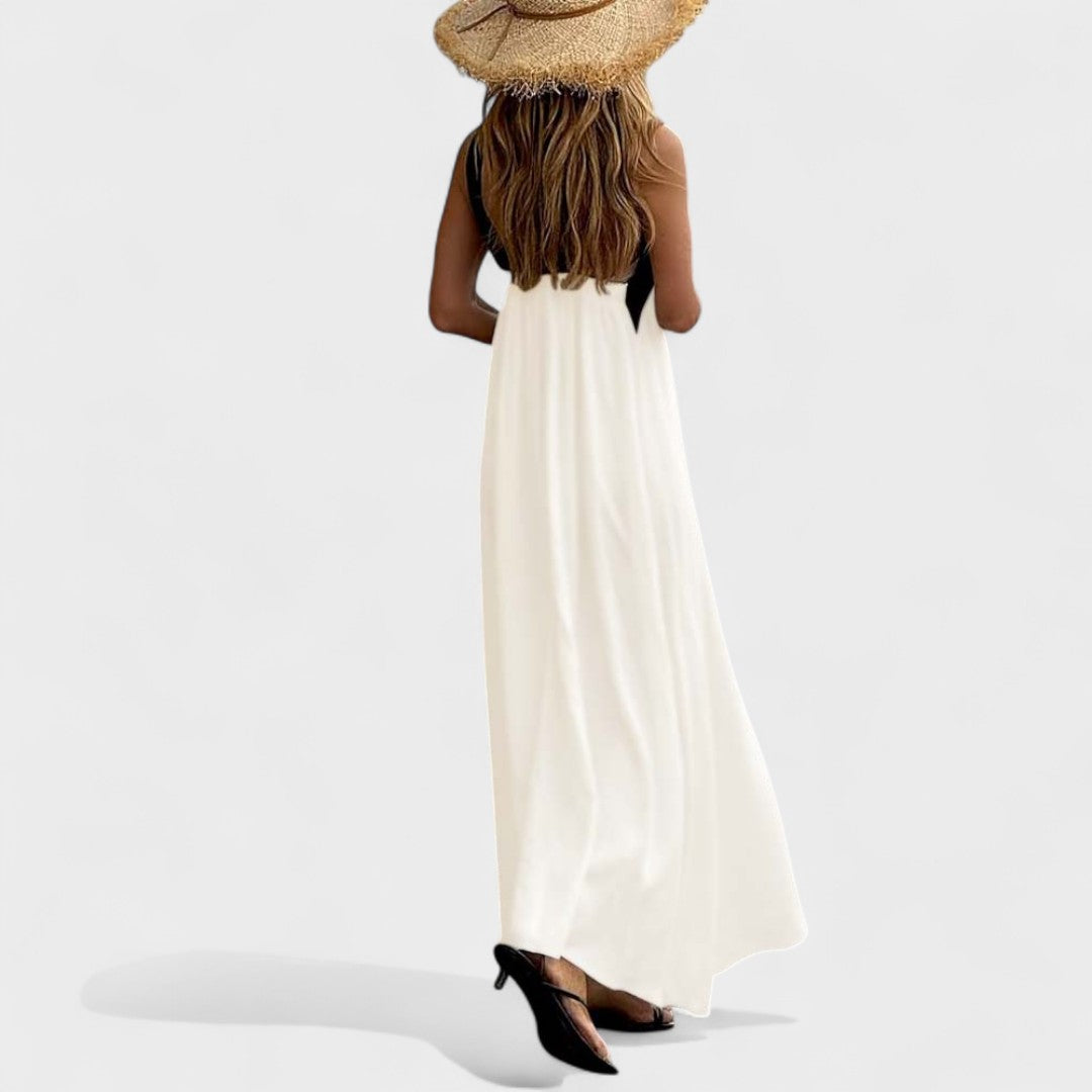 Sana | Women’s Dress | Cross Strap Maxi Sleeveless