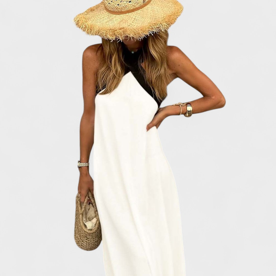 Sana | Women’s Dress | Cross Strap Maxi Sleeveless