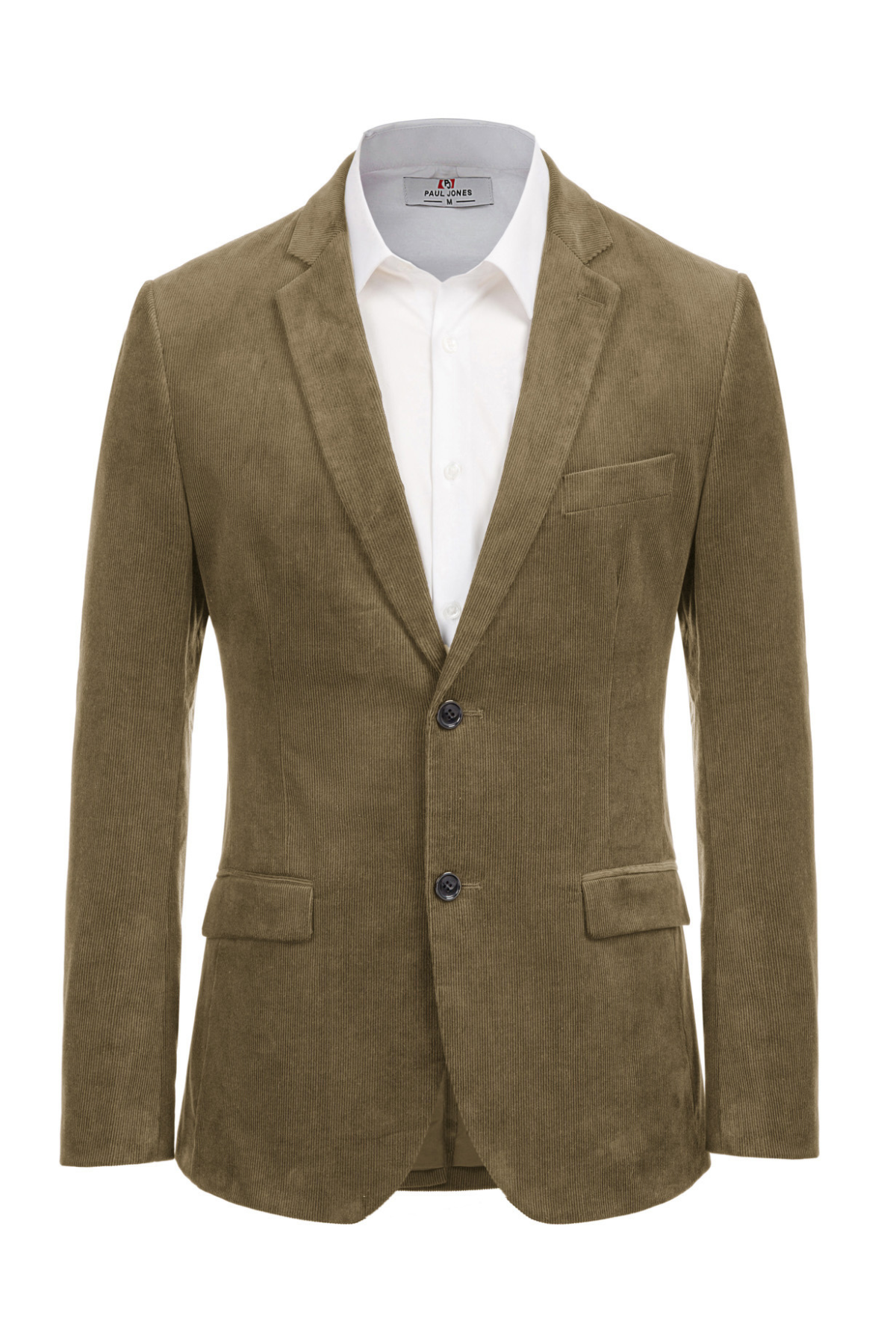 Men's Corduroy Casual Slim-Fit Blazer – detail