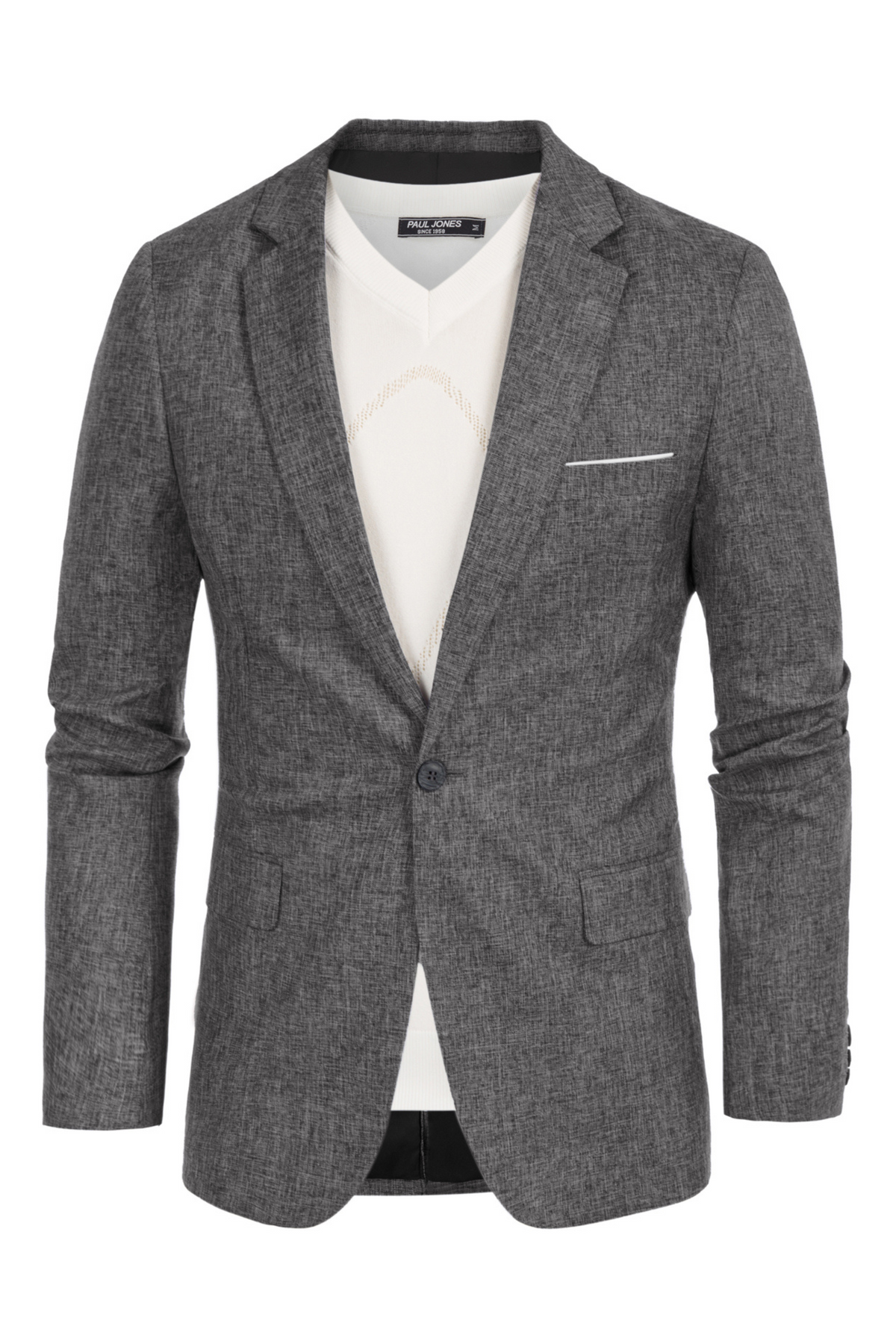 Men's Lightweight Sport Coat Business Casual Blazer – Dark Gray