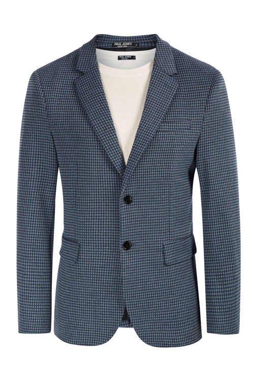 Men's Knit Casual Lightweight Sport Coat Blazer – detail