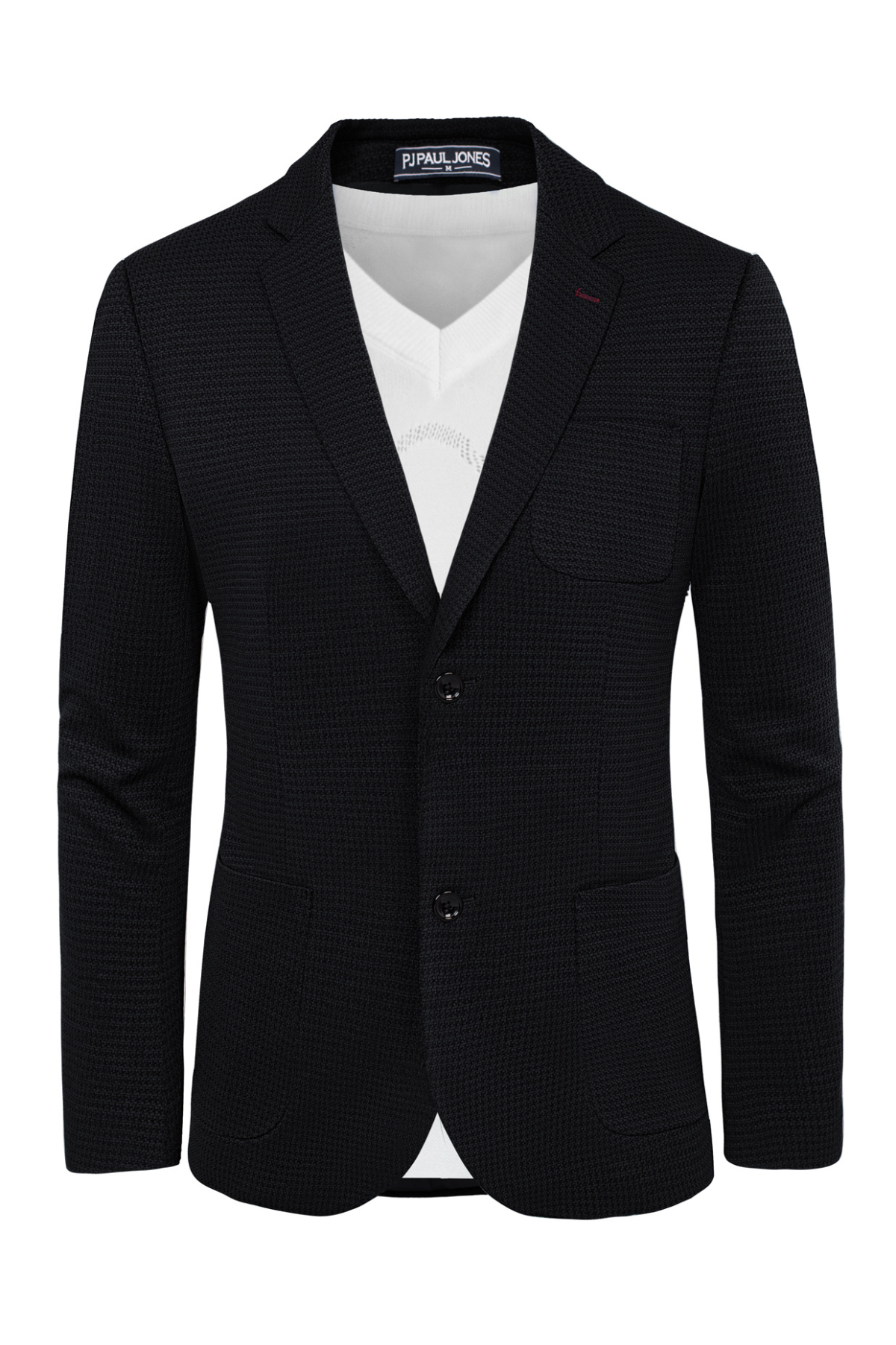 Men's Knit Lightweight Business Casual Blazer – Black
