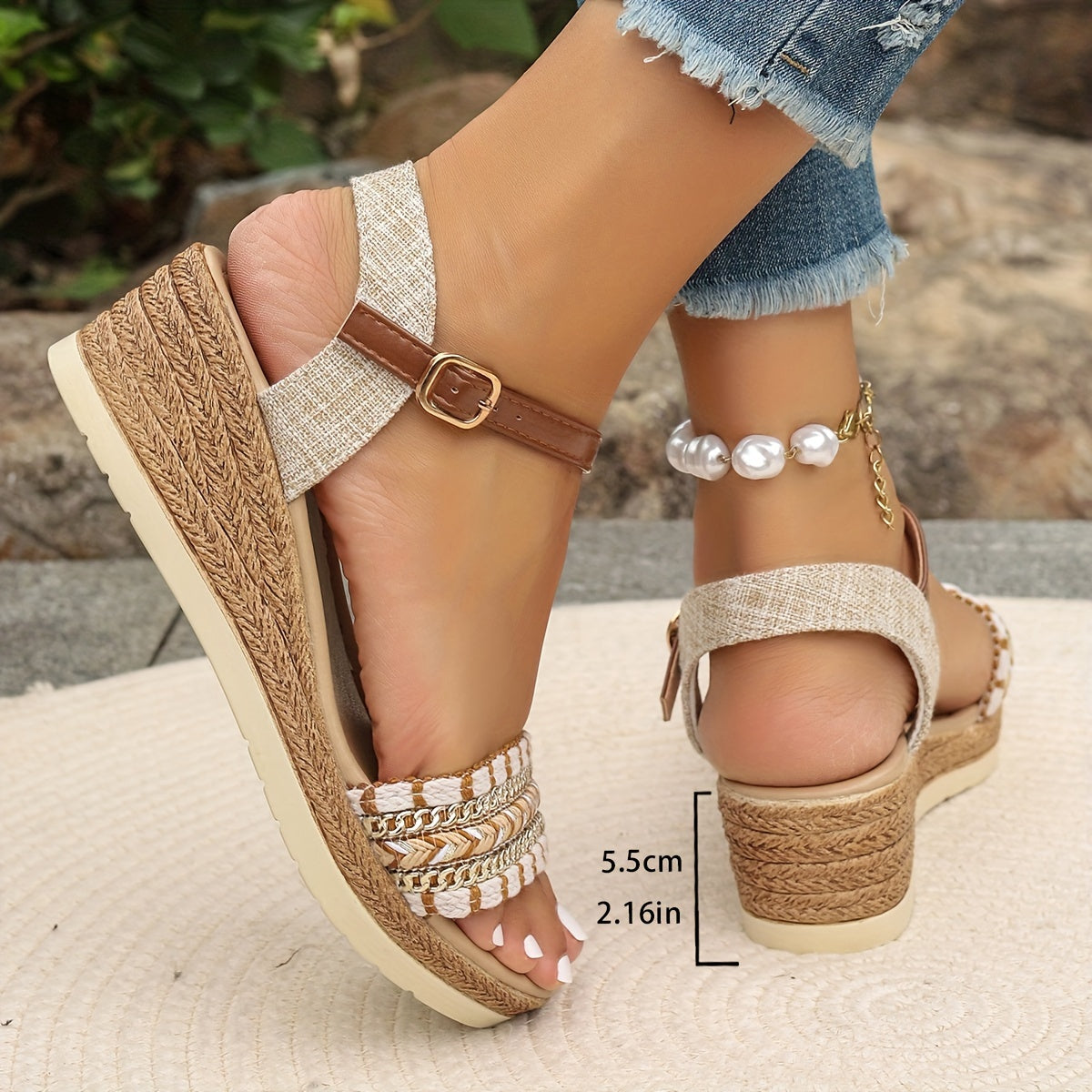 Ailie | Women's Wedge Sandals | Cushioned Platform