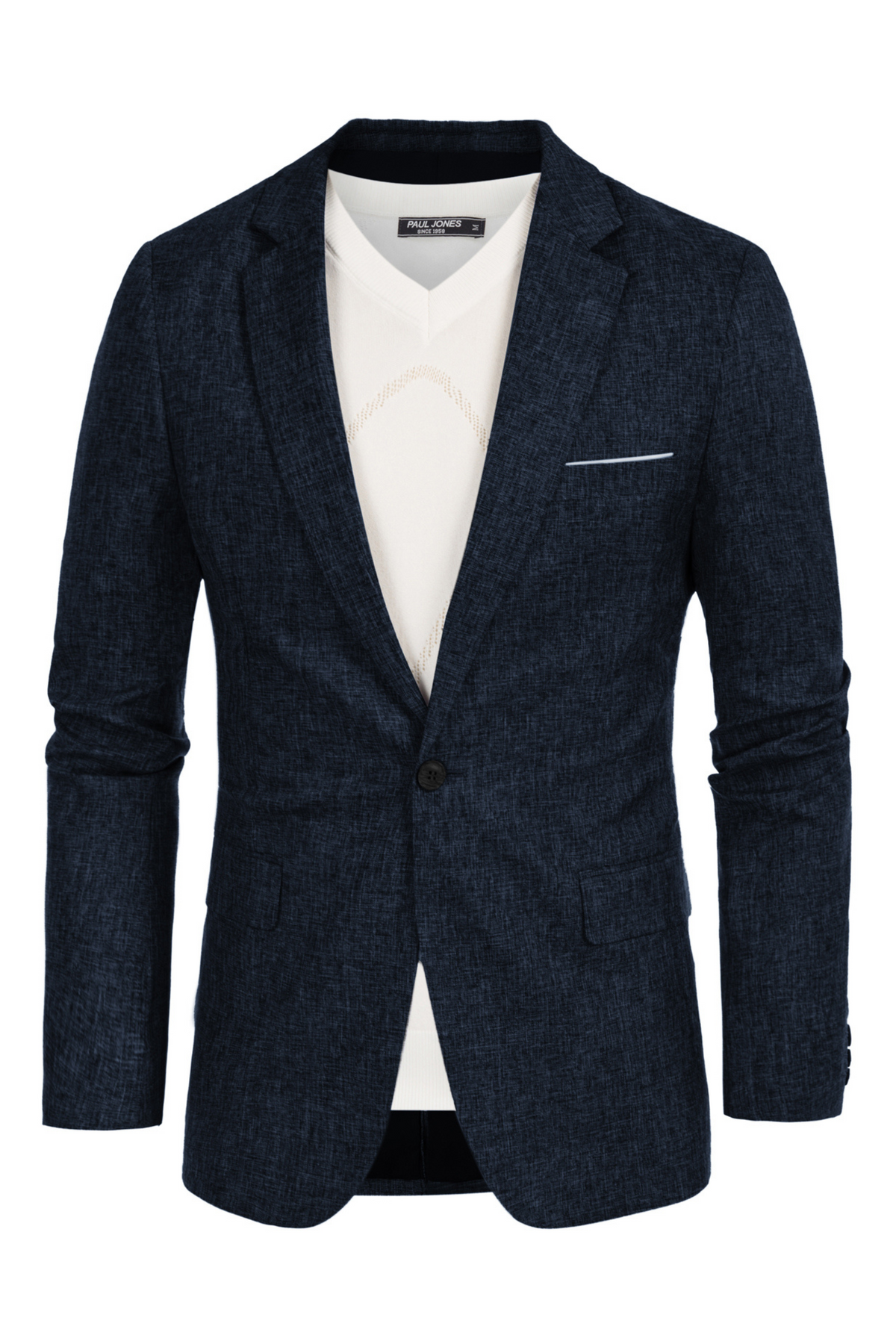 Men's Lightweight Sport Coat Business Casual Blazer – Dark Blue