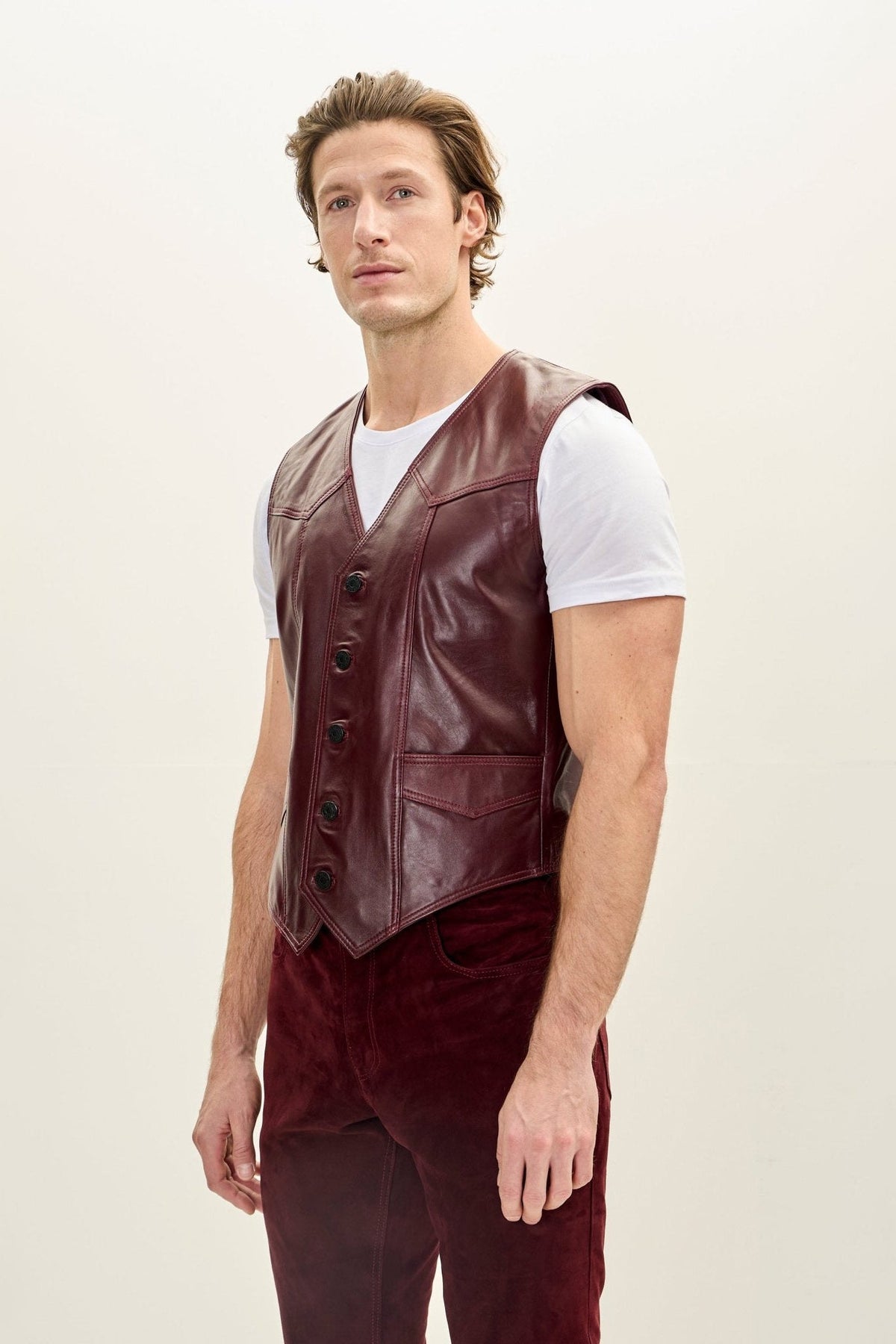 Men's Classic Club-Style Vest – detail