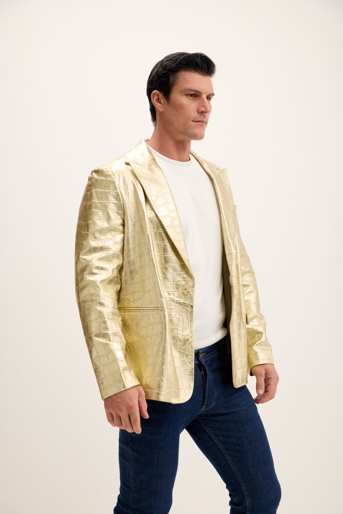 Men's Lapel Classic Blazer – detail
