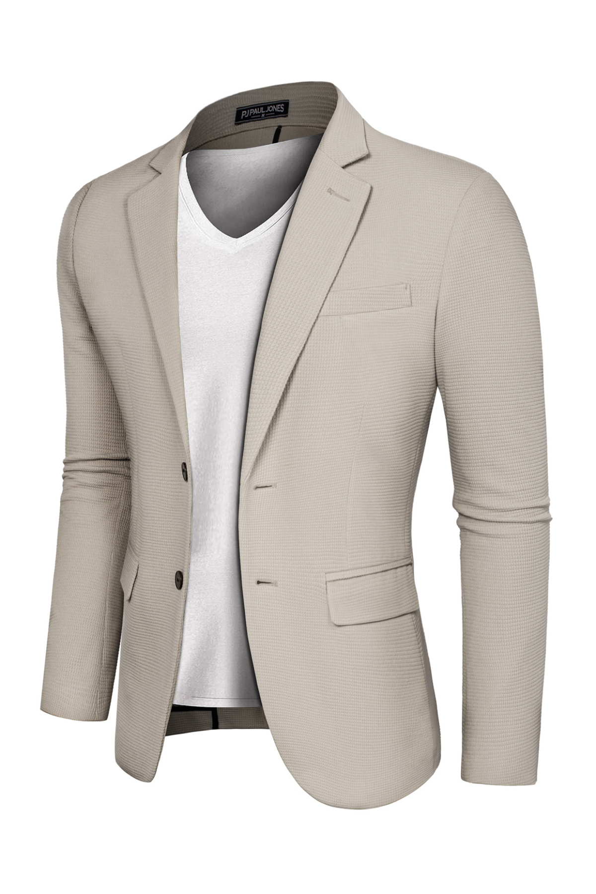 Men's Knit Business Casual Lightweight Blazer – detail