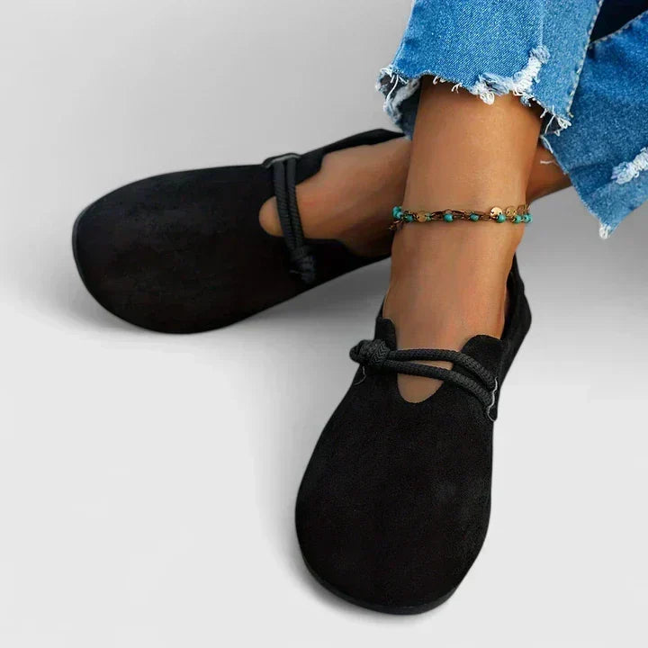 Loafers For Women | Round Toe Rope Detail