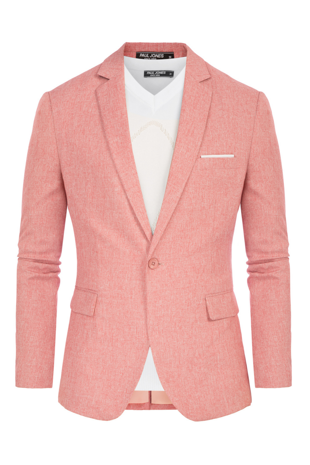 Men's Lightweight Sport Coat Business Casual Blazer – Pink