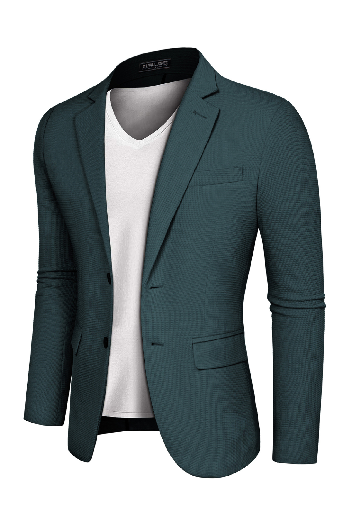 Men's Knit Business Casual Lightweight Blazer – detail