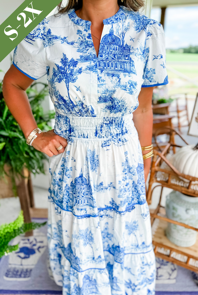 Women’s Dress | Classic Toile Maxi