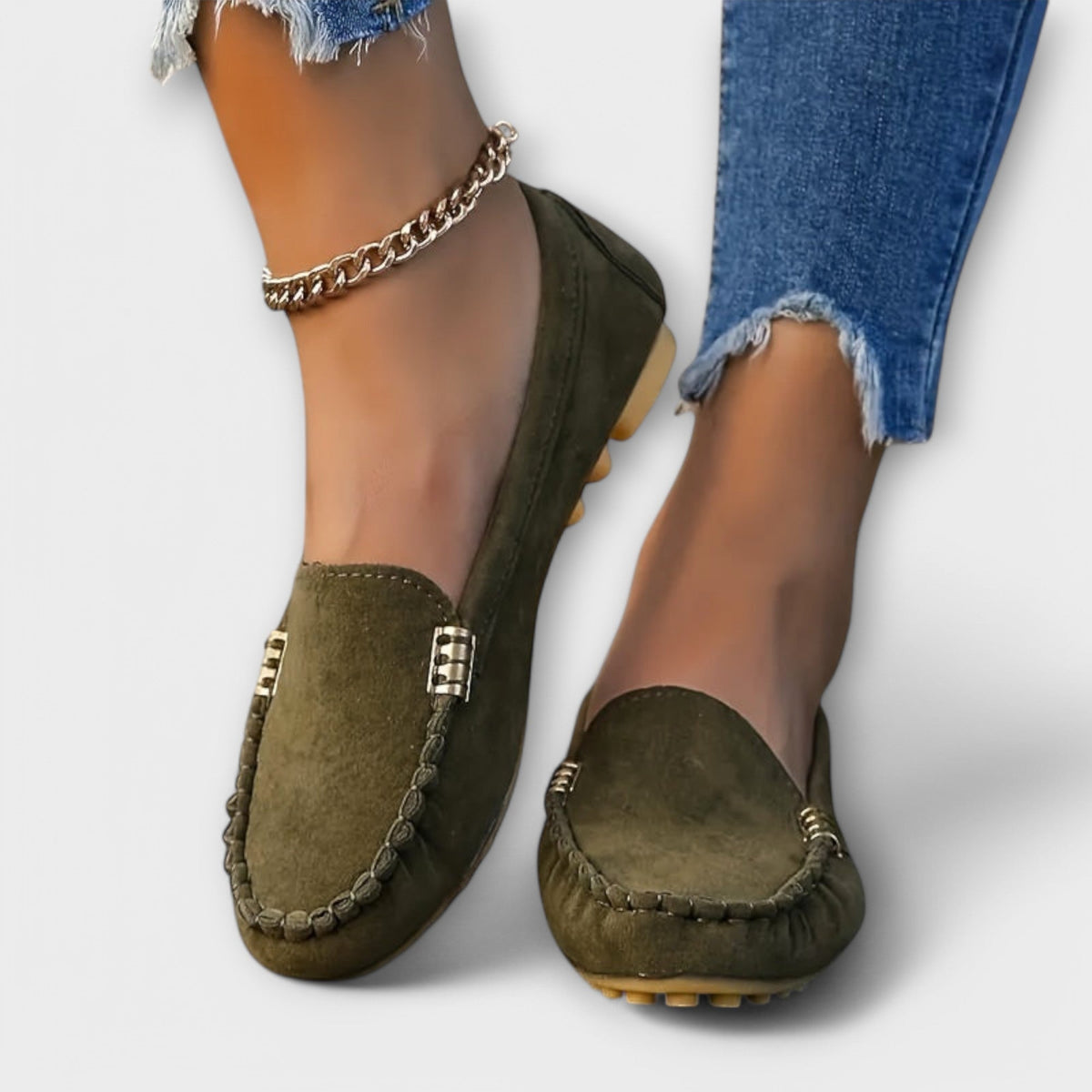 Loafers for Women | Stitched Front Detail