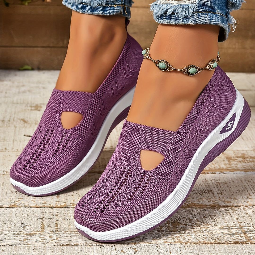 Romy | Women's Slip-On Trainers | Perforated Orthopaedic