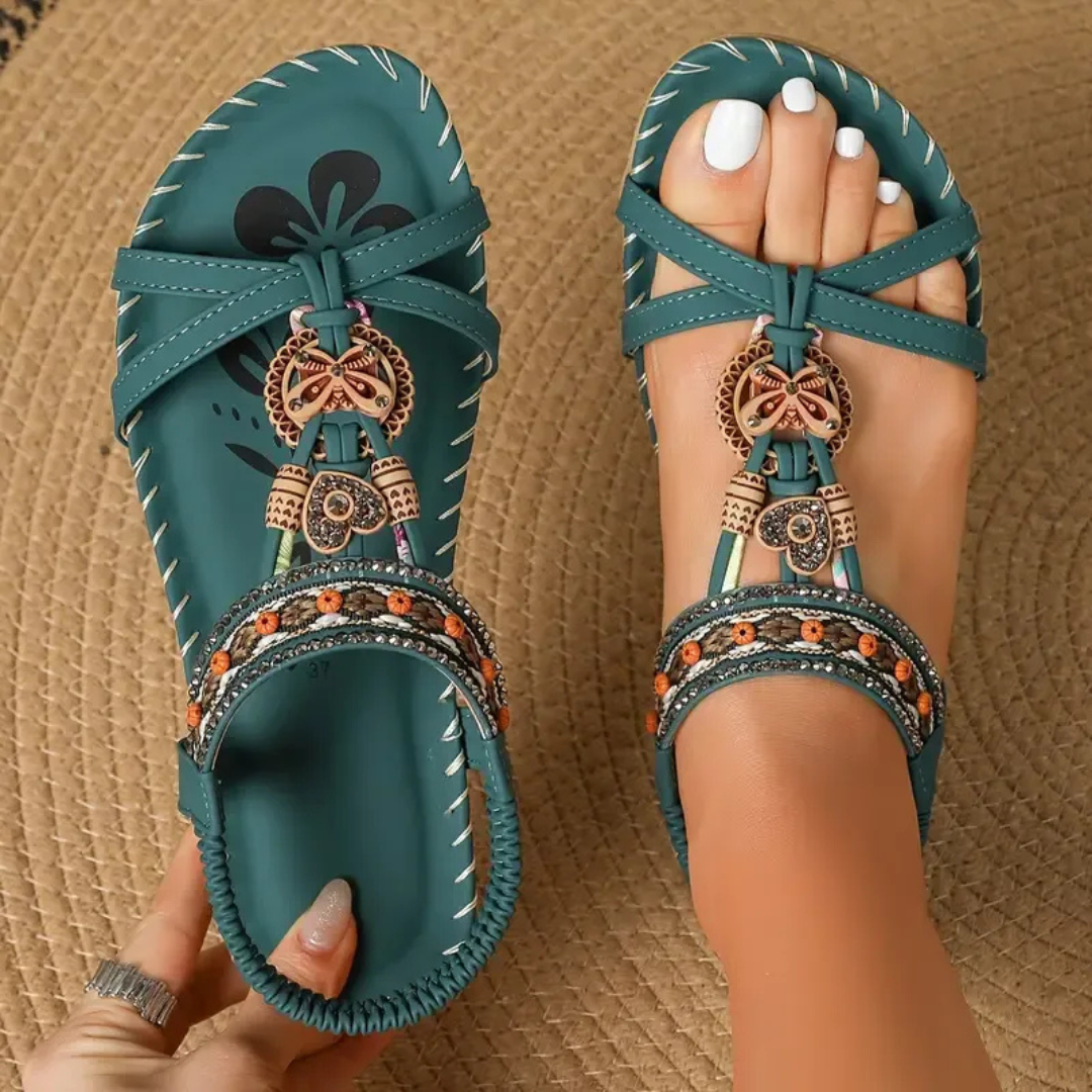 Sandals For Women | Decorative Strap Open-Toe Design