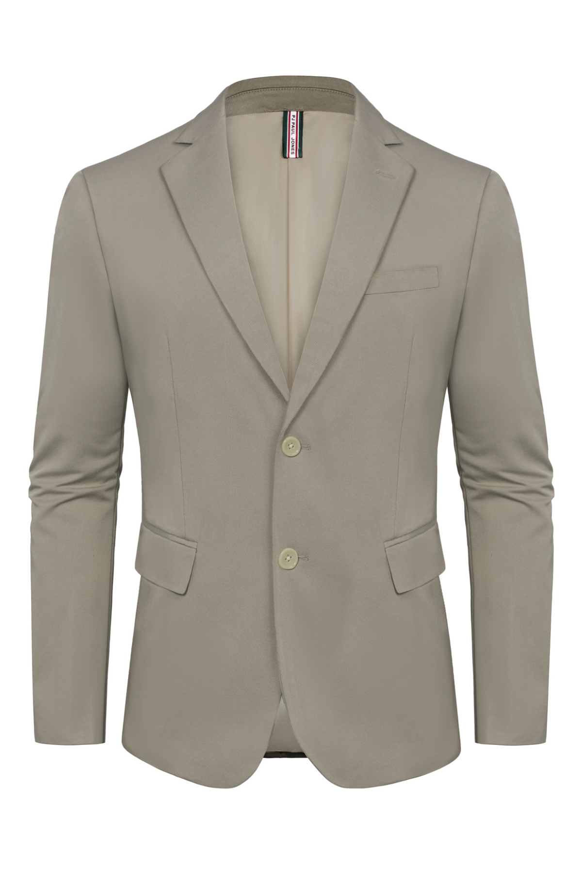 Men's Lightweight Two-Button Stretch Casual Blazer – Khaki