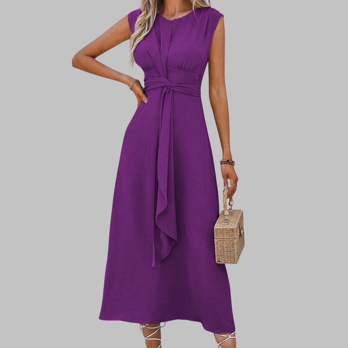 Charlotte | Women's Dress | Open Armholes Midi