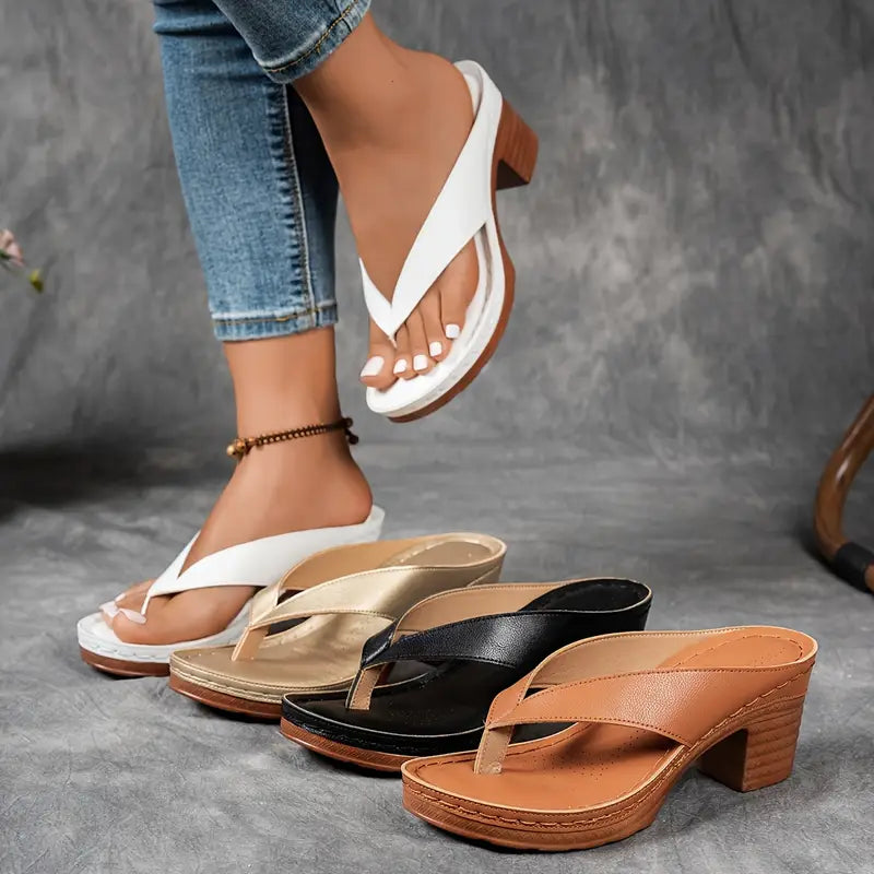 Alina | Women's Heeled Sandals | Orthopaedic Open Toe