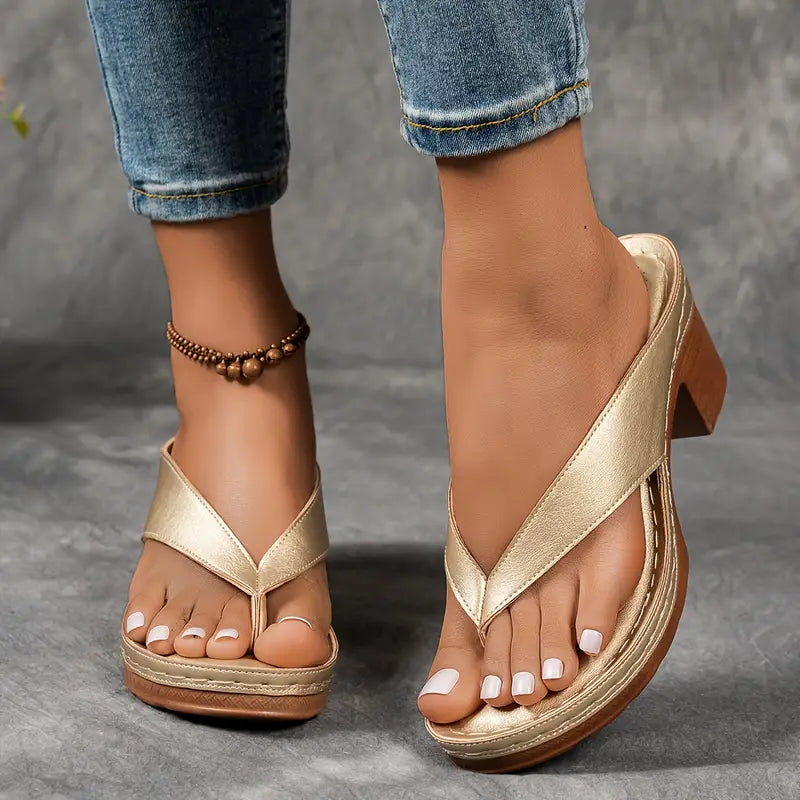 Women's Heeled Sandals | Orthopaedic Open Toe