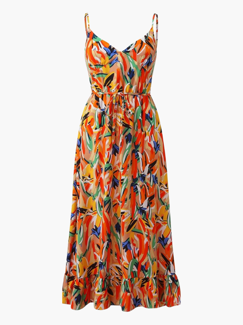 Antonia | Women's Dress | Adjustable-style Shoulder Straps Midi