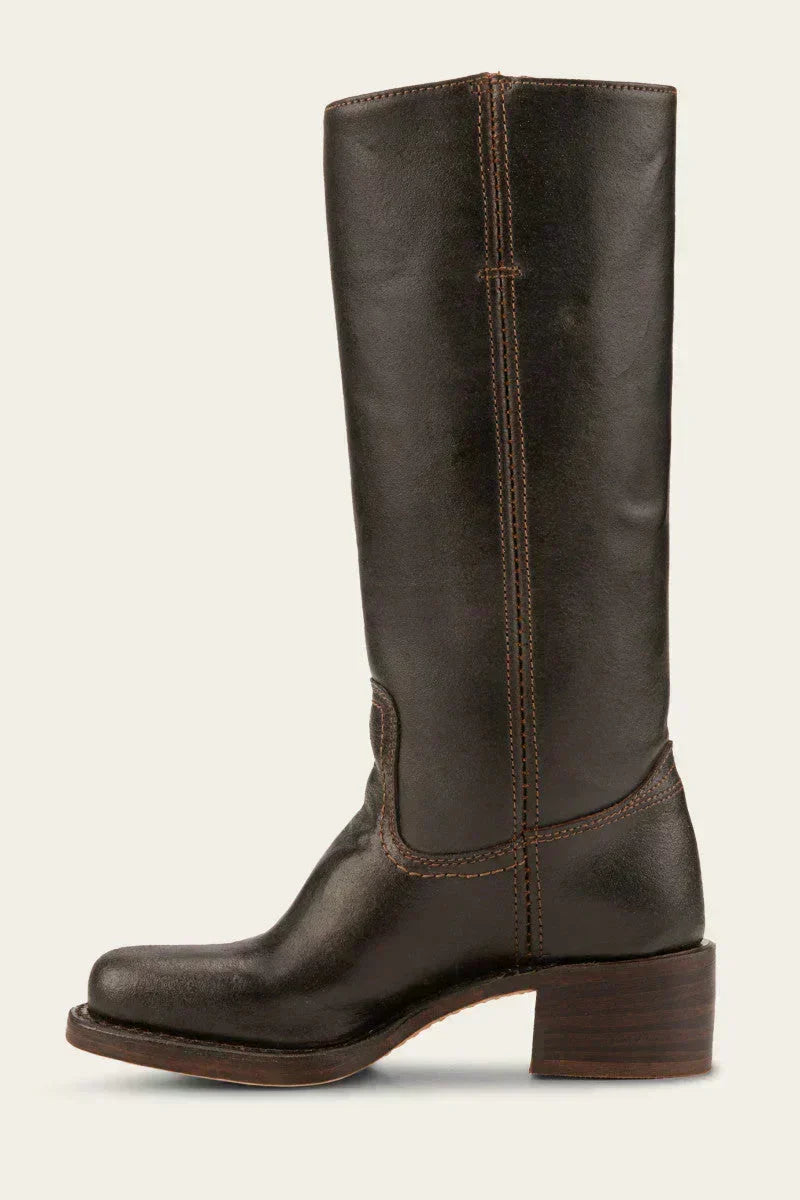 Eloise | Boots For Women | Mid Calf Block Heel With Closed Toe