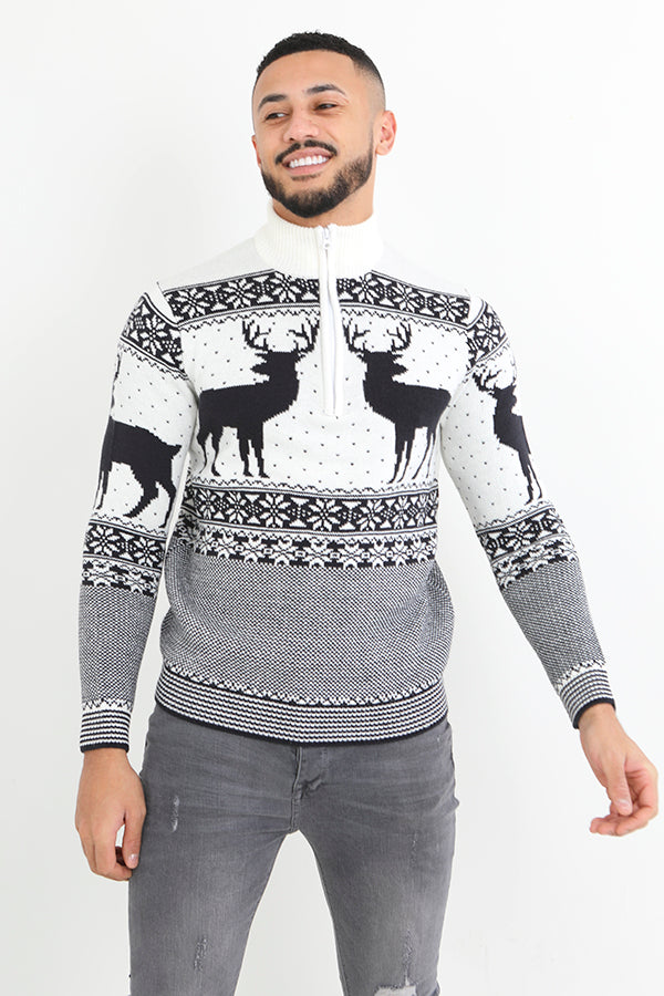 Men's Quarter-Zip Sweater