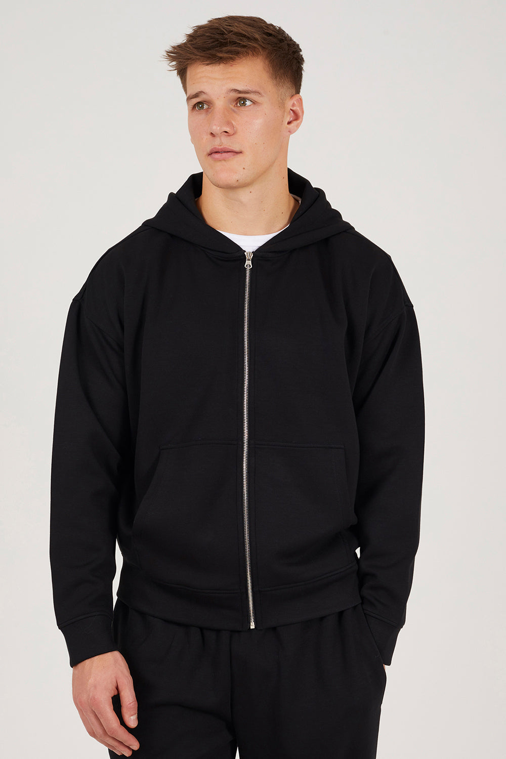 Men's Zip-Up Hoodie – Relaxed Fit
