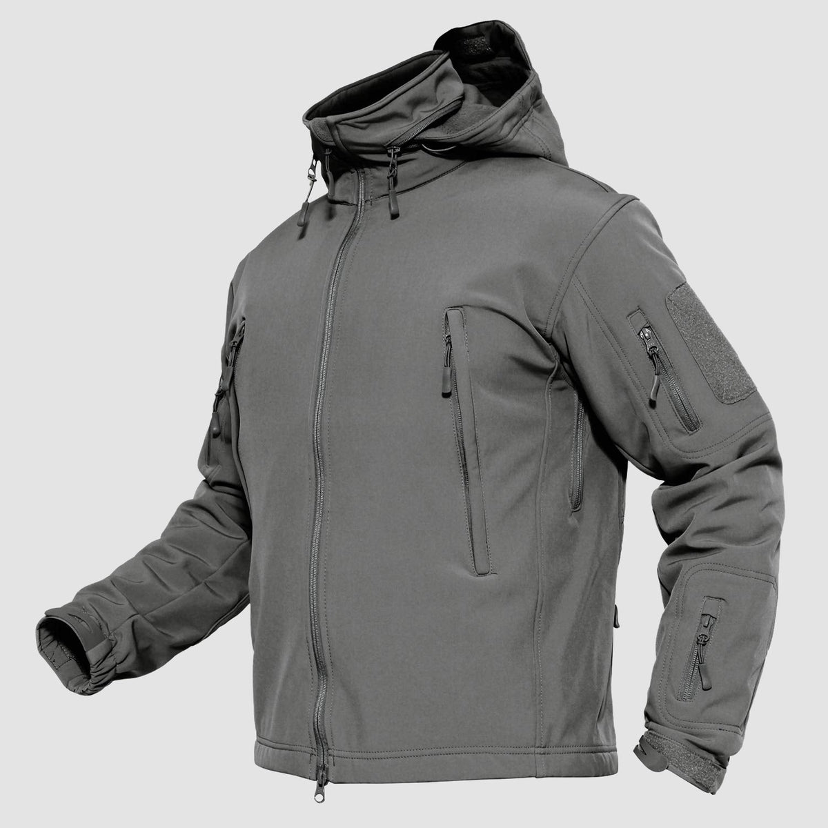 Men's Fleece Lined Fleece Jacket – Dark Gray