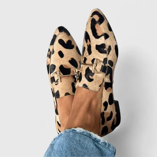 Women's Comfortable Loafers | Orthopaedic Animal Print