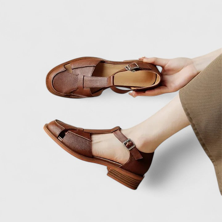 Sandals for Women |  Closed-Toe T-Strap