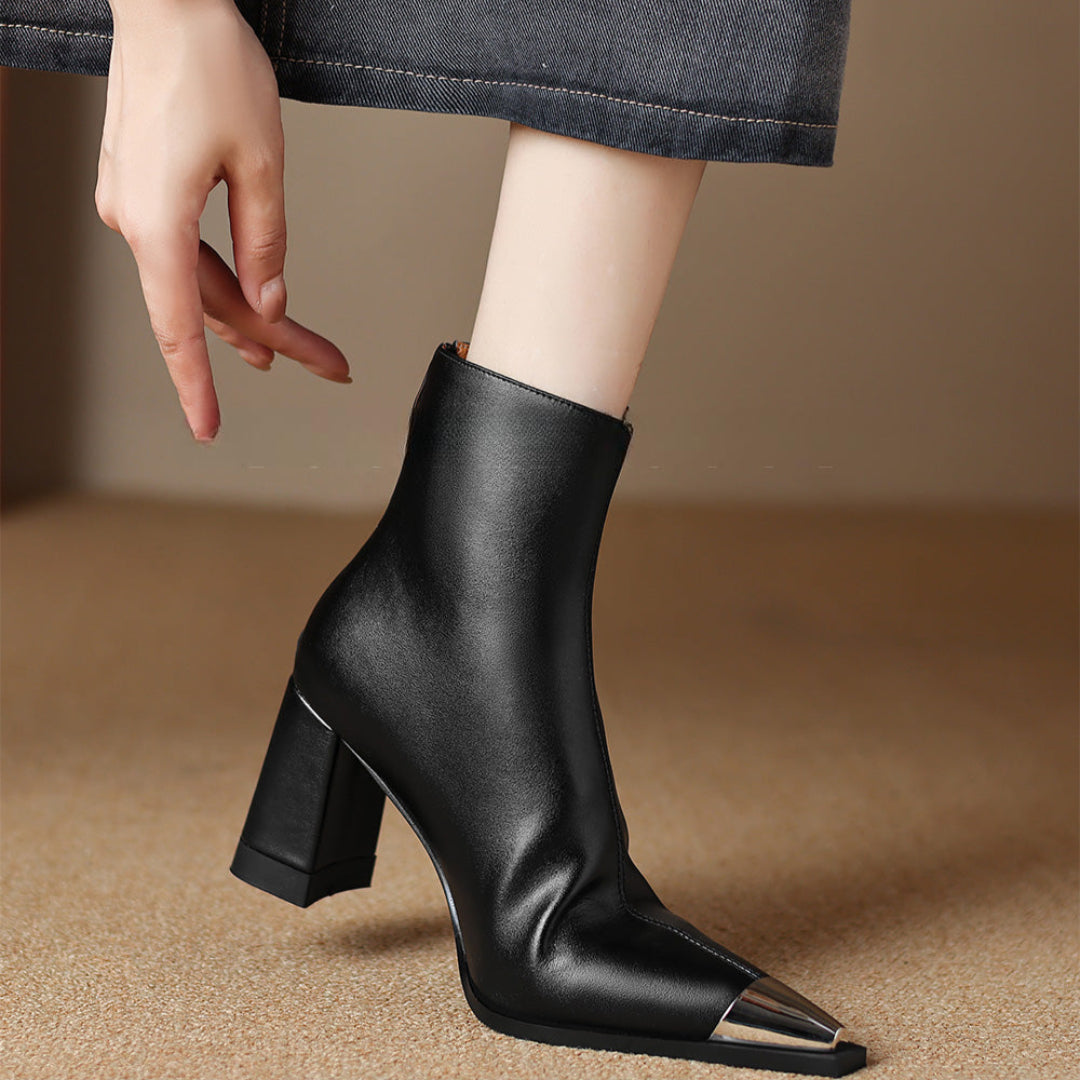 Lulu | Boots For Women | Pointed Toe Block Heel Style