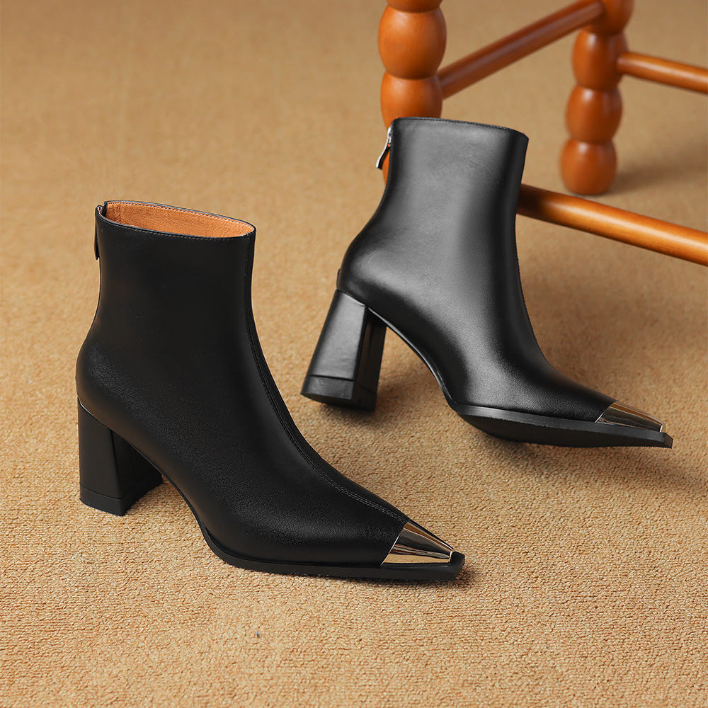 Lulu | Boots For Women | Pointed Toe Block Heel Style