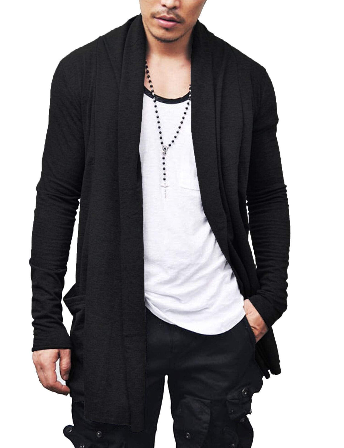 Men's Shawl Collar Knit Cardigan – Ruffled