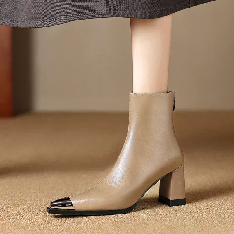 Lulu | Boots For Women | Pointed Toe Block Heel Style