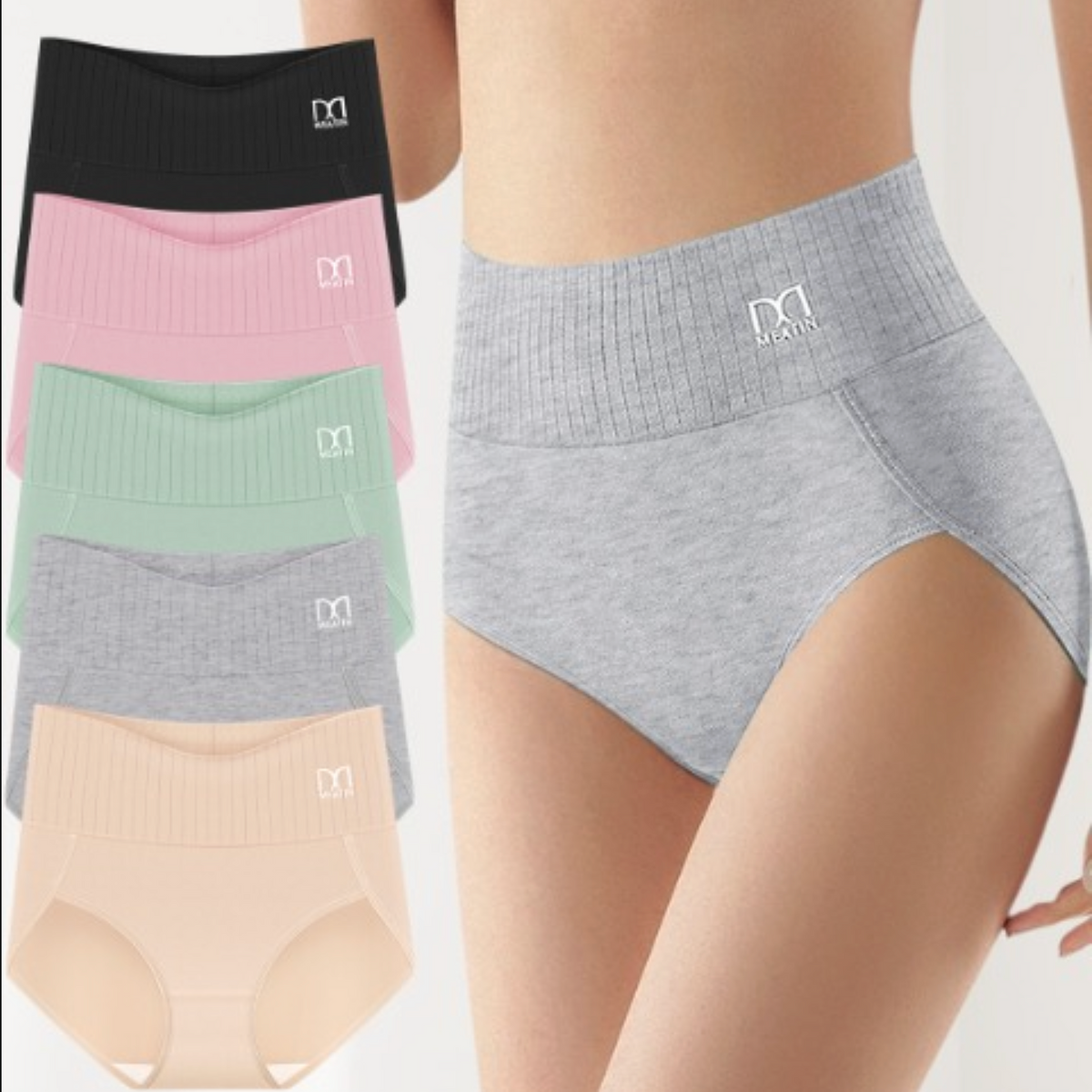 Jolie | Women's Shaping Briefs | High Wais Full Coverage Fit  (6pcs)
