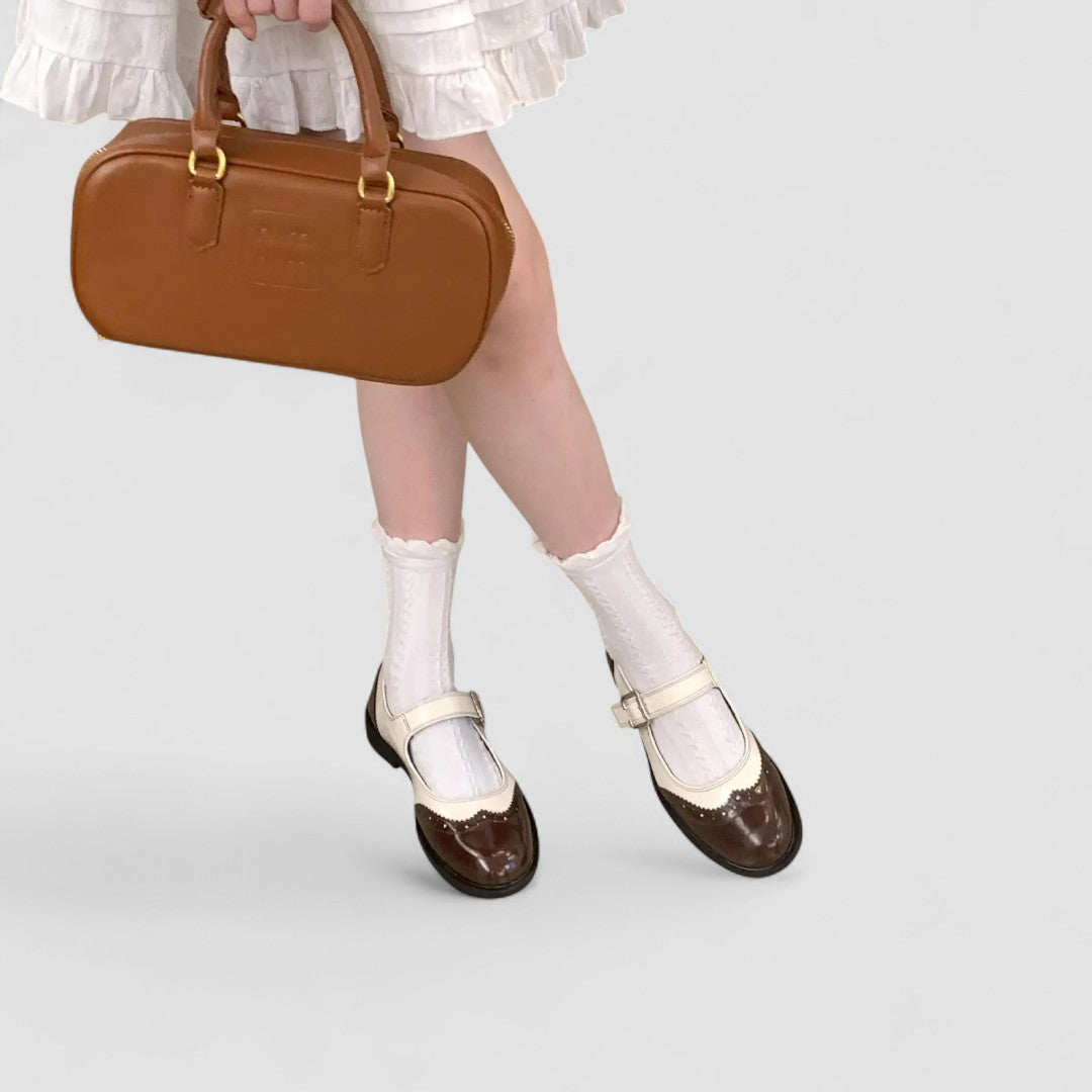 Nicole | Mary Jane Shoes for Women | Two-Tone
