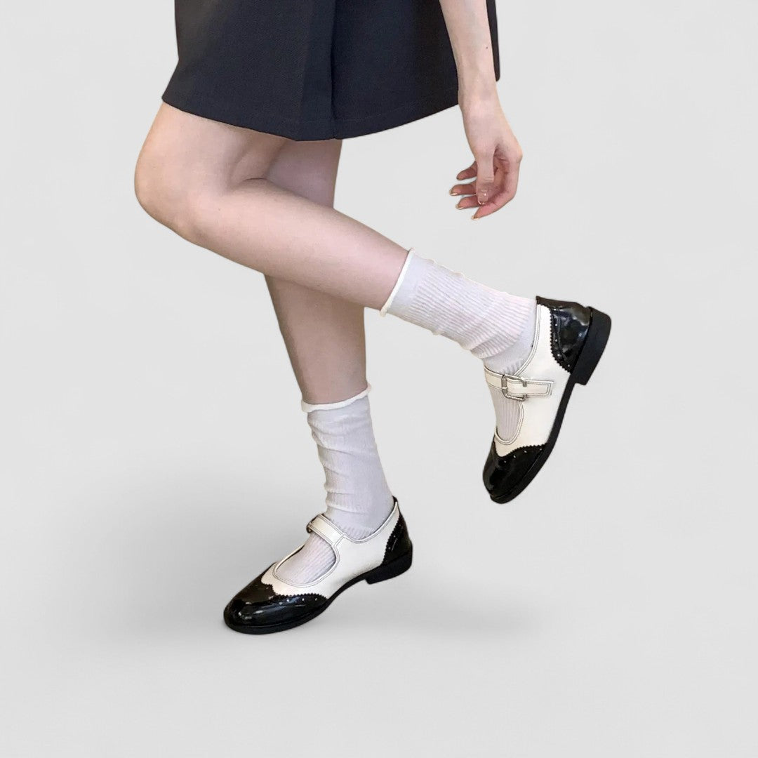 Nicole | Mary Jane Shoes for Women | Two-Tone