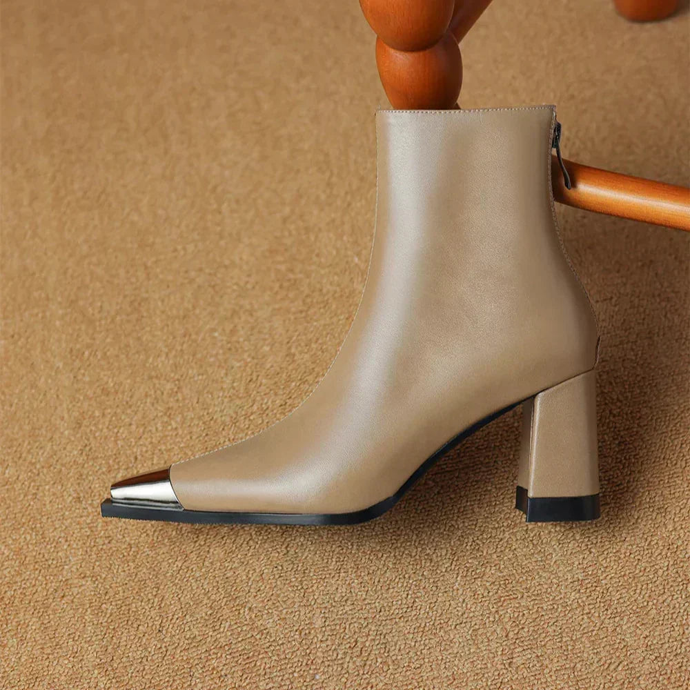 Lulu | Boots For Women | Pointed Toe Block Heel Style