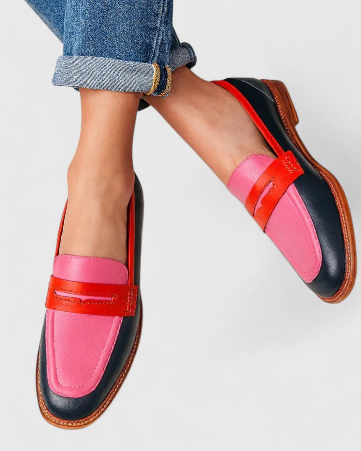 Women's Comfortable Loafers | Orthopaedic Pink Cushioned