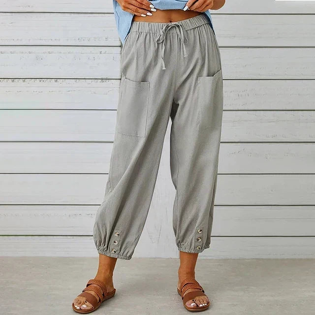 Women’s Trousers | High Waist Drawstring