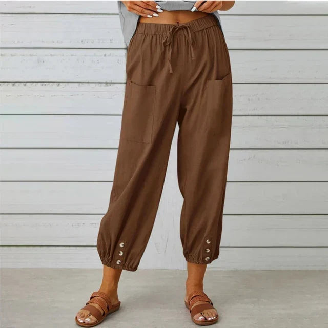 Ulrike | Women’s Trousers | High Waist Drawstring