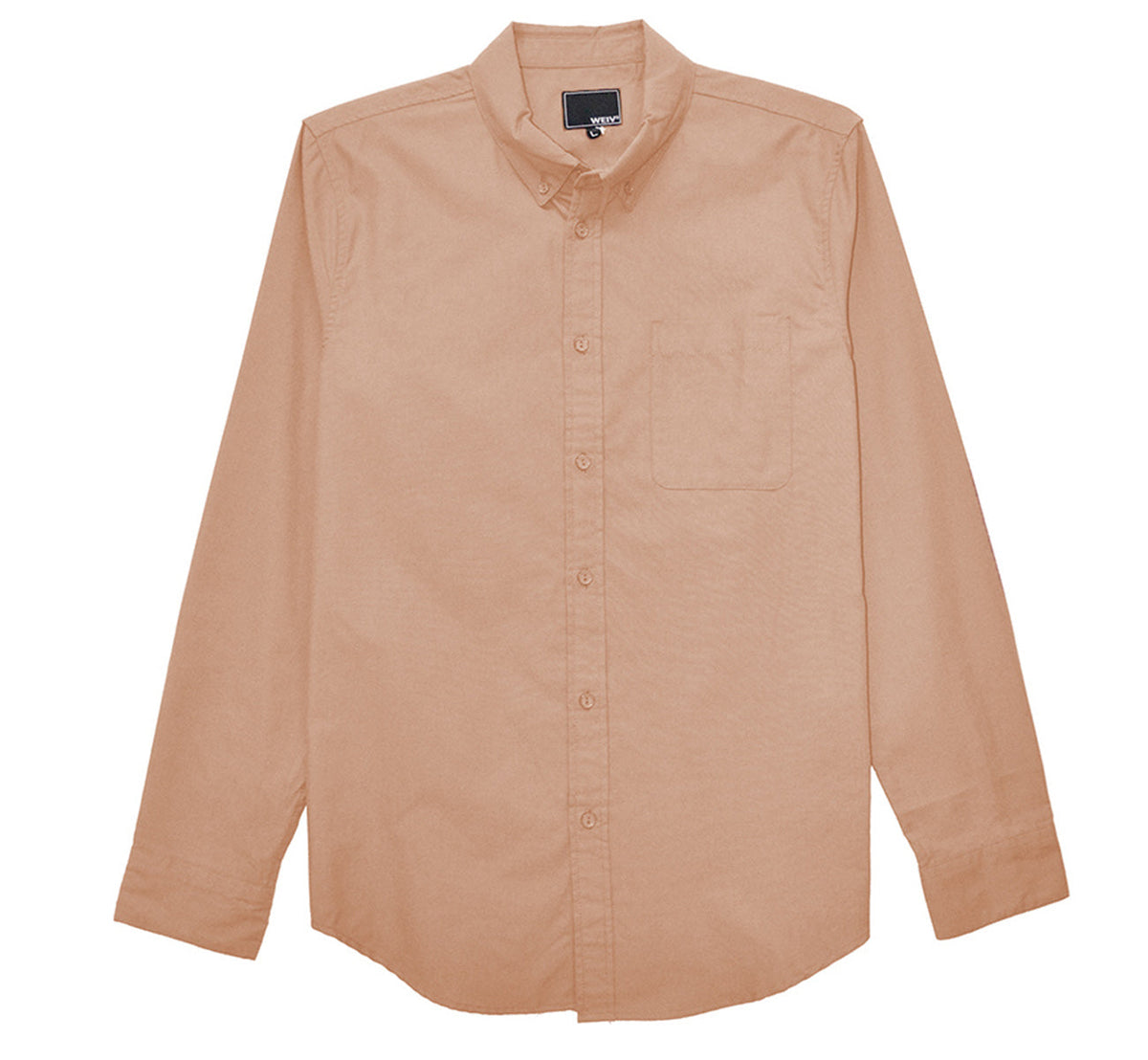 Men's Cotton Blend Classic Long Sleeve Top – Cinnamon
