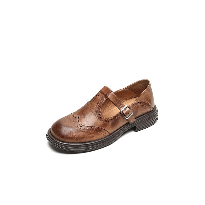 Mary Jane Shoes For Women | Closed Toe With Buckle Strap