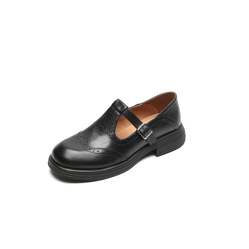 Bria | Mary Jane Shoes For Women | Closed Toe With Buckle Strap